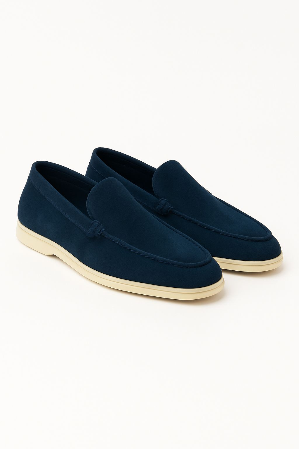 Navy Suede Regatta Loafers