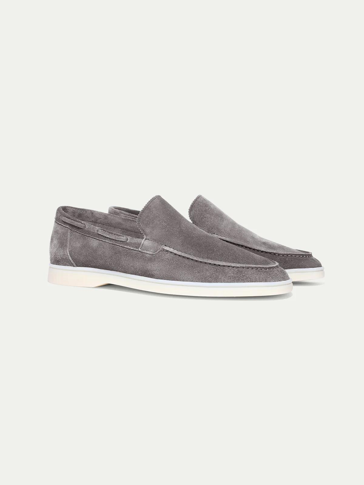 Graphite Suede Estate Loafers