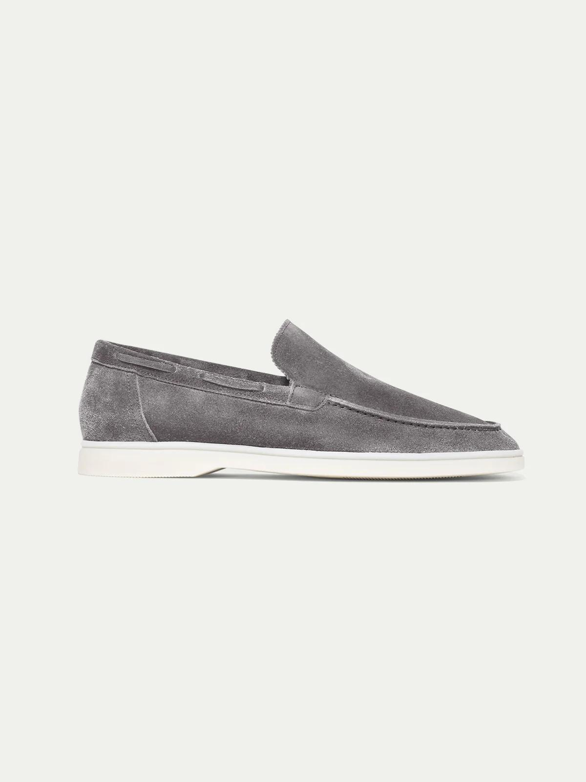 Graphite Suede Estate Loafers