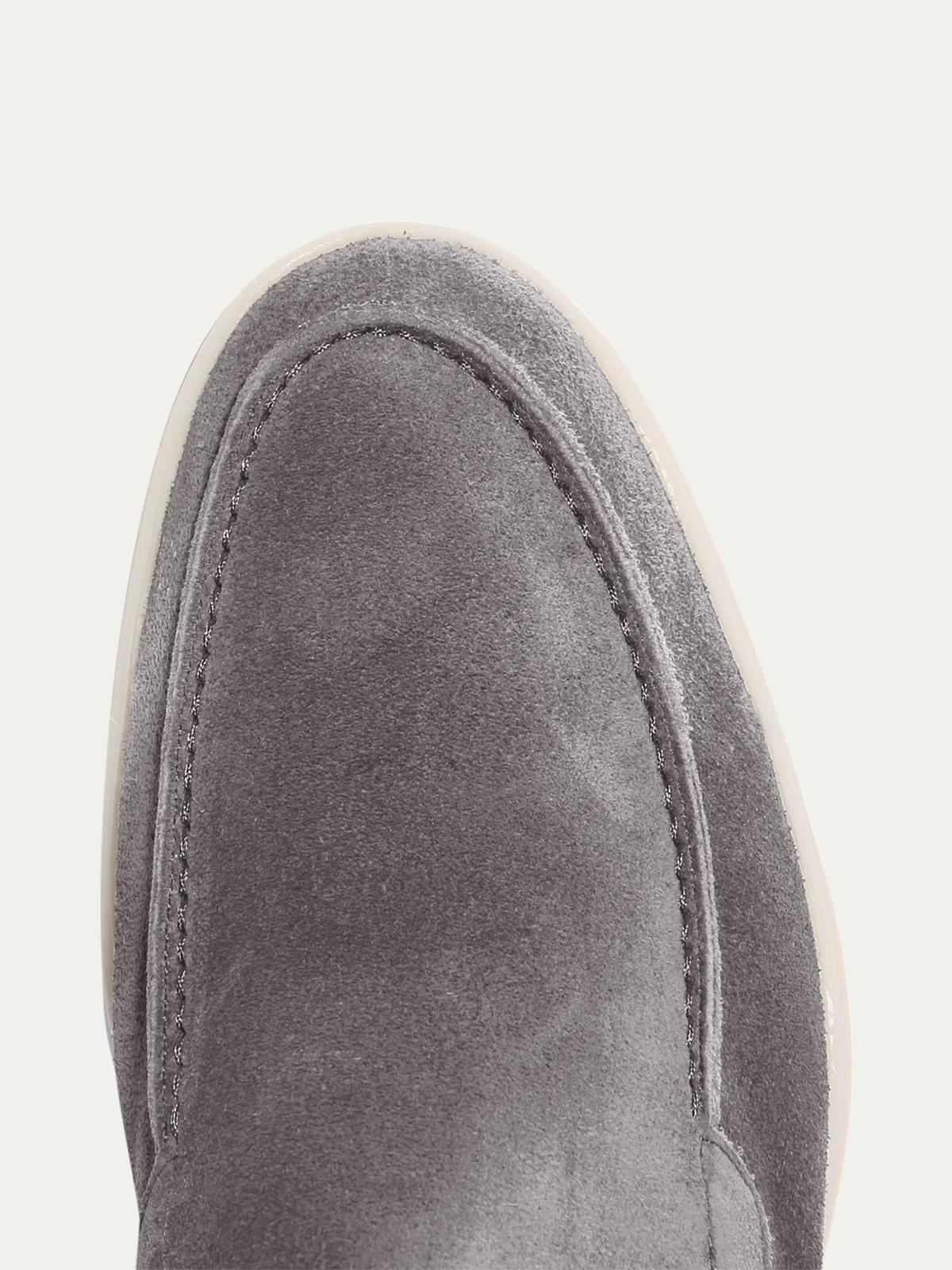 Graphite Suede Estate Loafers