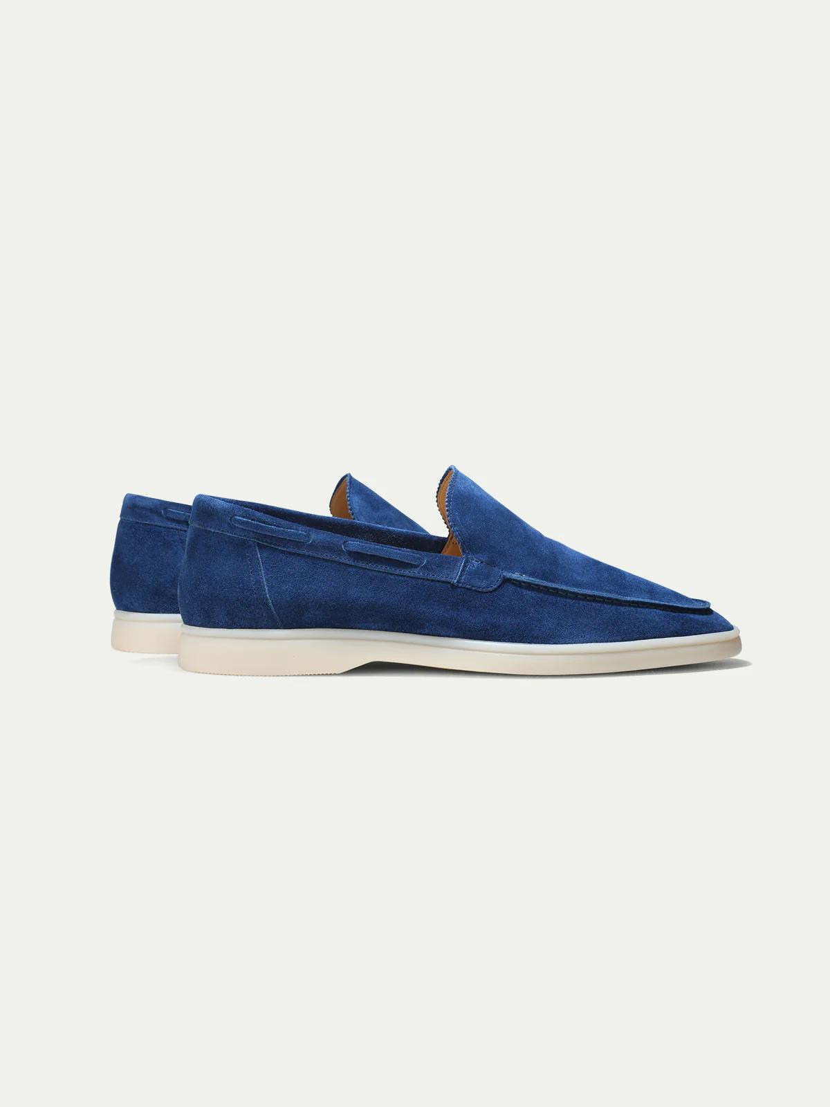 Cobalt Suede Boulevard Loafers