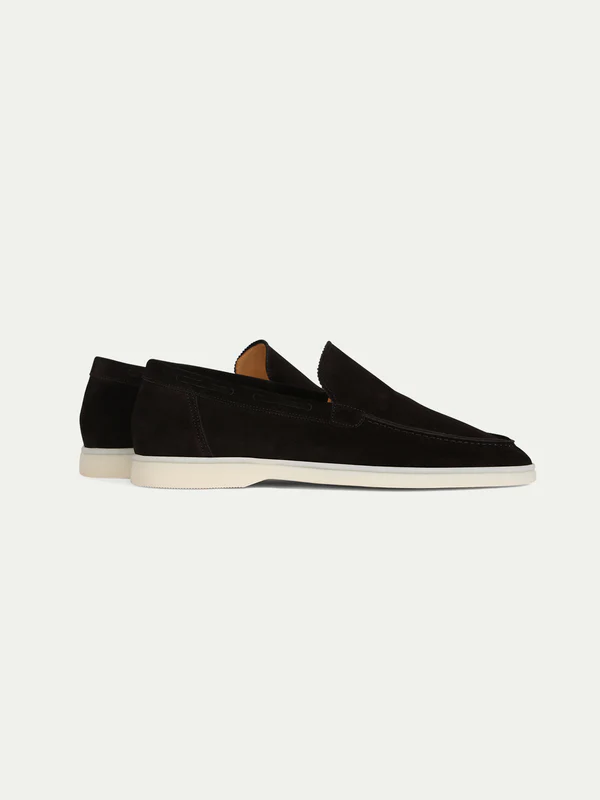 Onyx Suede Club Loafers