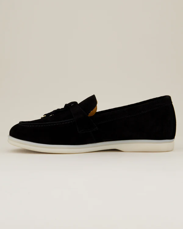 Eclipse Suede Tassel Loafers