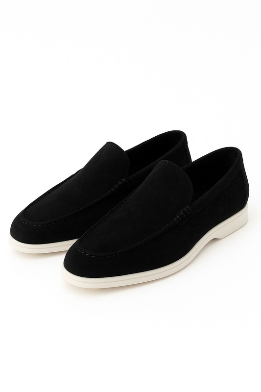 Midnight Suede Promenade Loafers