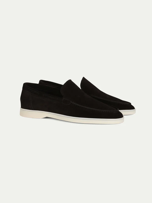 Onyx Suede Club Loafers