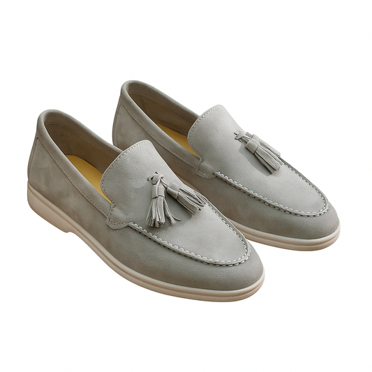 Pearl Suede Tassel Loafers - Dames